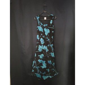 Premier International Ladies Sleeveless black & Teal Casual Dress S (6-8)